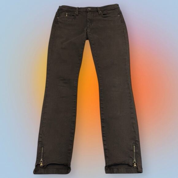 BLANK NYC Women’s 25 Brown THE READE CROP SKINNY Jeans - Picture 2 of 5